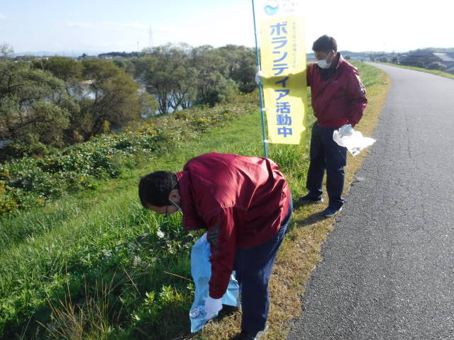 清掃活動中